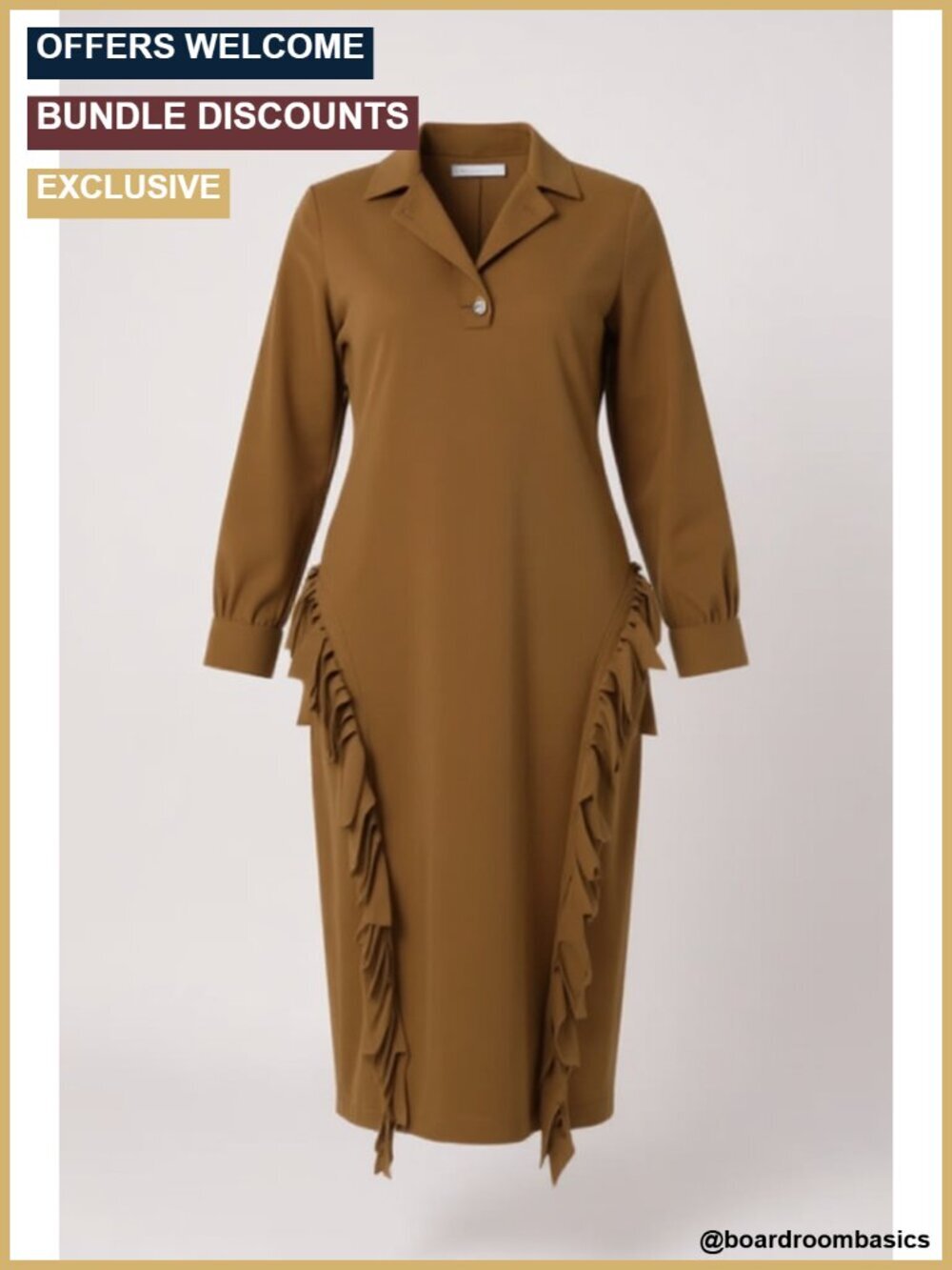 High Waisted Bodycon Maxi Skirt with Side Tassels Pencil Silhouette